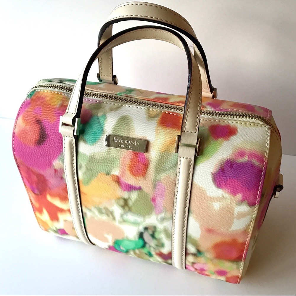 NWT Kate spade watercolor floral crossbody satchel